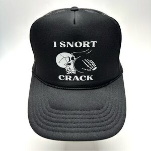 I Snort Crack Men’s Funny Offensive Trucker Hat - Gift